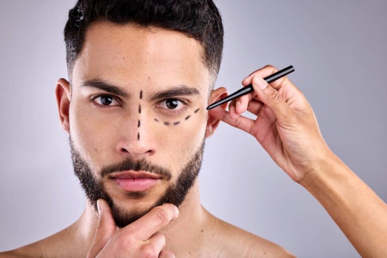 concept for the most popular plastic surgeries for men